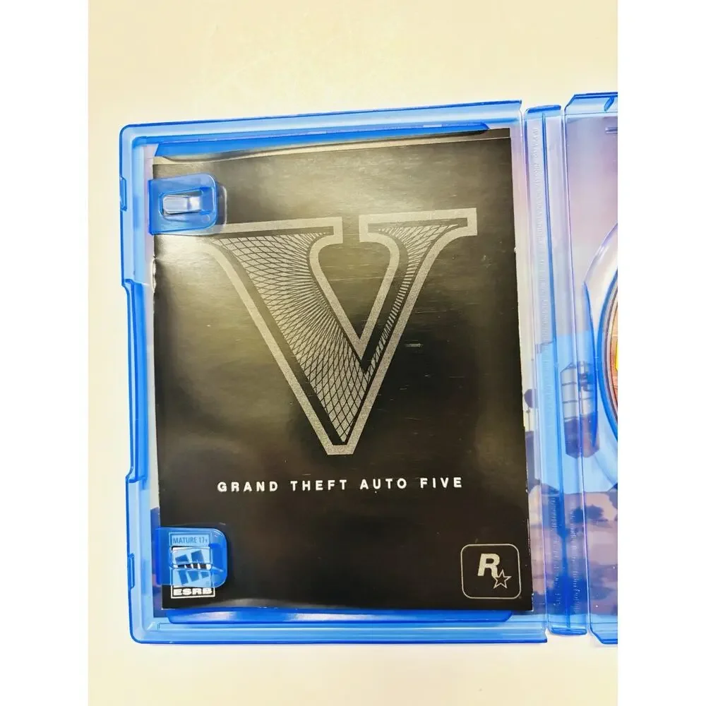 Grand Theft Auto V, GTA 5 (Sony PlayStation 4, 2014) - Complete Tested Works VG